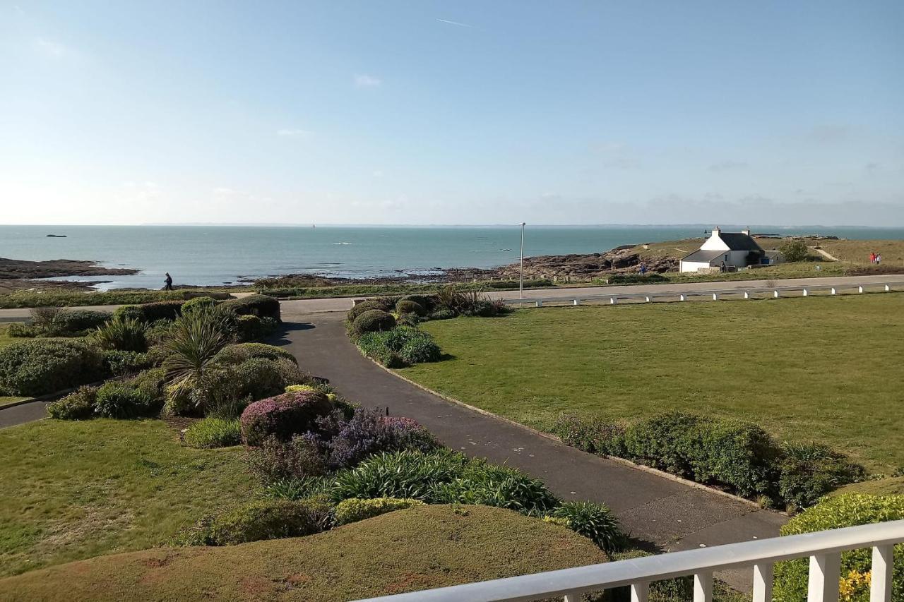 Grand Studio Vue Mer Dans Residence Des 3 Iles Pres De La Thalasso Quiberon Luaran gambar