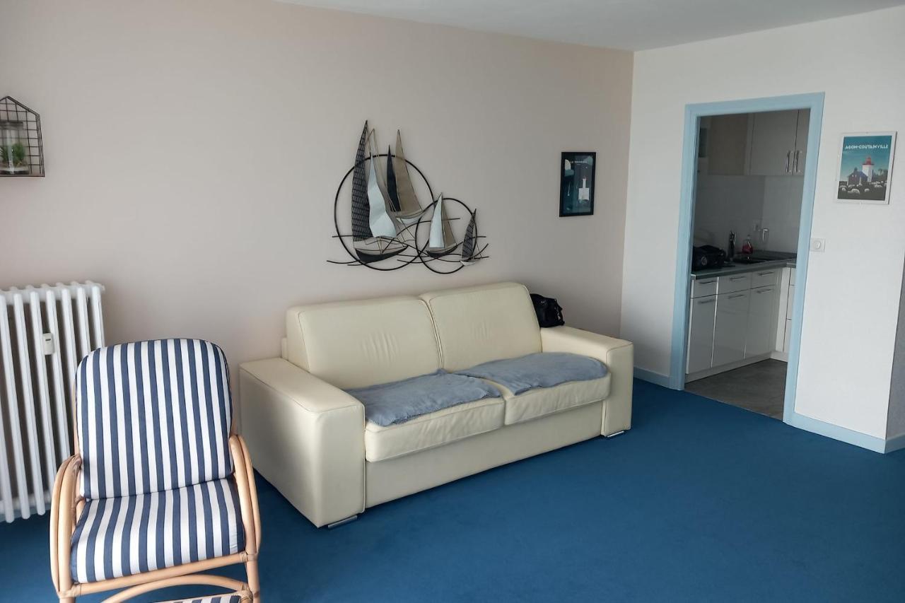 Grand Studio Vue Mer Dans Residence Des 3 Iles Pres De La Thalasso Quiberon Luaran gambar